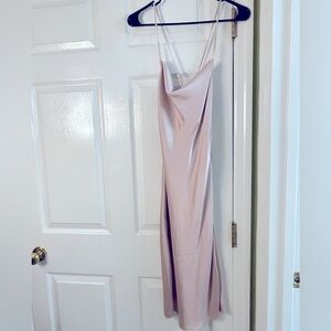 Express Blush Backless Dress